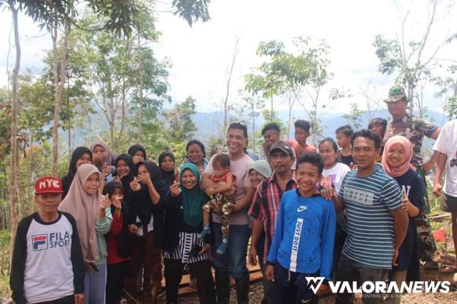 Dandenpom I/4 Padang Wujudkan Betonisasi Jalan Usaha Tani di Kenagarian Tanjung Beringin