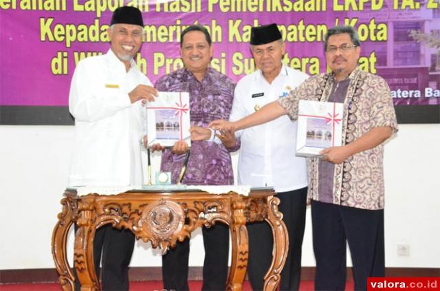 Lagi, Pemko Padang Kantongi Opini WTP dari BPK