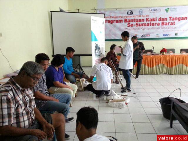 250 Masyarakat Sumbar Bakal Dapat Kaki dan Tangan Palsu