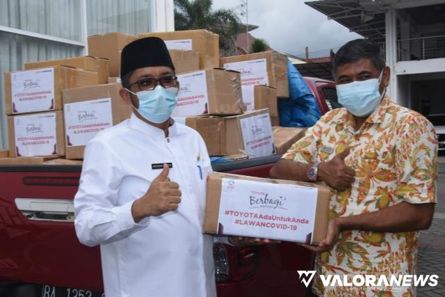 PT Intercom Kembali Bantu Warga Padang Terdampak Covid19