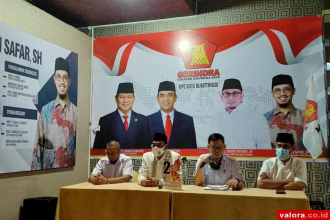 Kader Gerindra Bukittinggi Hadiri Kegiatan Calon Perseorangan, Reki: Kader Harus Loyal