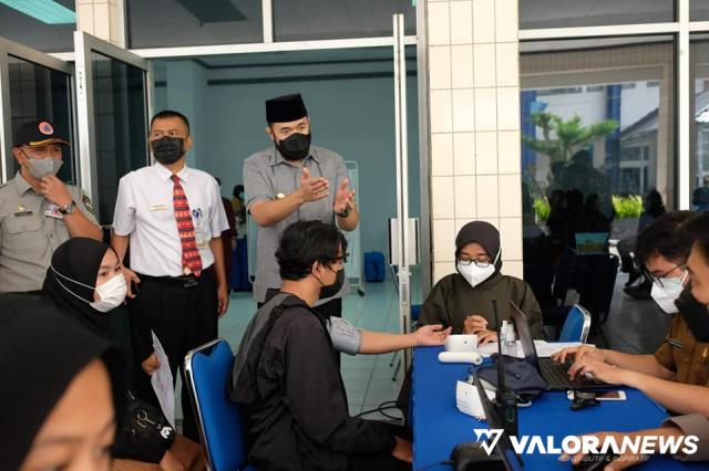 Mahasiswa ISI Antusias Ikuti Vaksinasi Covid19