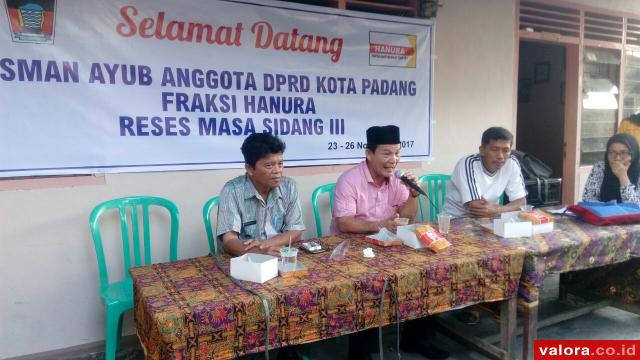Aneka Aspirasi Disampaikan Warga: 45 Anggota DRPD Padang Ambil Kegiatan Reses III