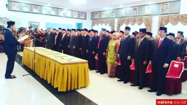 51 Pejabat Tinggi Pratama Dilantik, Irwan: Teliti dan Baca Setiap Surat