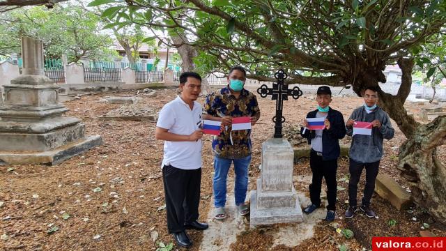 Ketua Umum JMSI Kunjungi Makam Perwira Rusia di Sabang