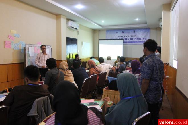 30 Jurnalis Sumbar Ikuti Workshop on Human Rights Reporting