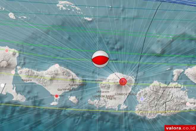 Ada 133 Kali Gempa Susulan Lombok Hingga Pukul 15.00 WIB