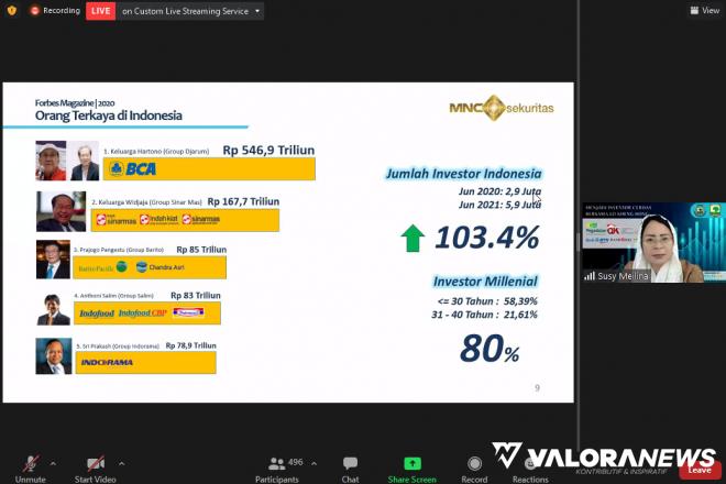 Ini Tips jadi Investor Saham ala Susy Meilina di Webinar Econand