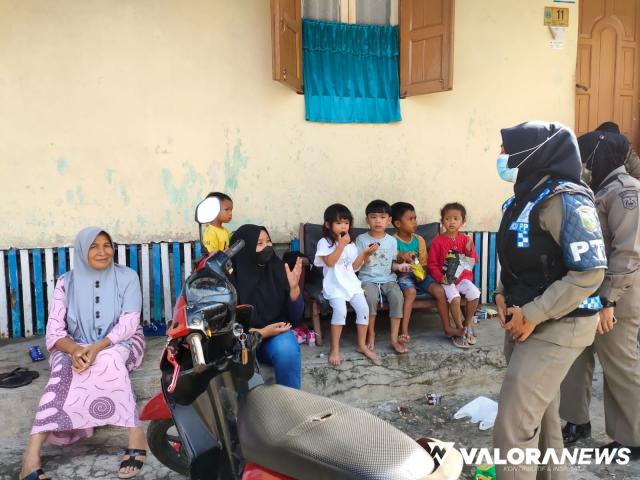 Tim Pol PP Merayap Patroli di Dua Kelurahan