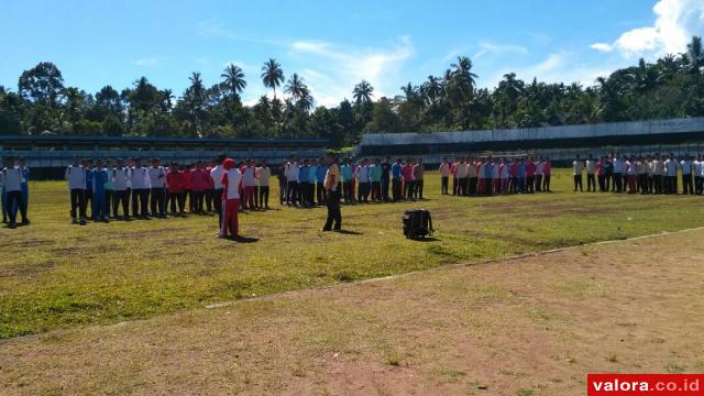 Peserta Pembekalan Balon Anggota Polri Membludak