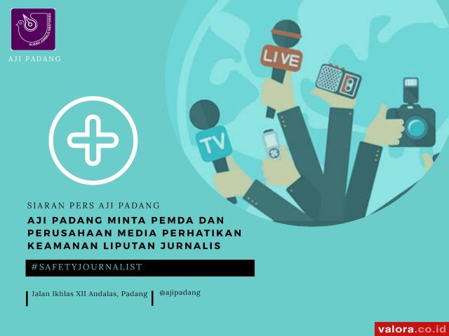 Pandemi Covid19 Makin Meruyak, AJI Padang: Perhatikan Keamanan Jurnalis