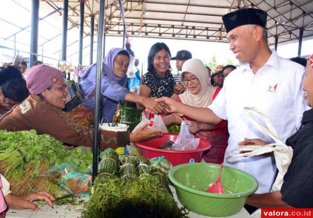 Aspal Pasar Lubuk Buaya, Pemko Rogoh Kocek Rp200 Juta