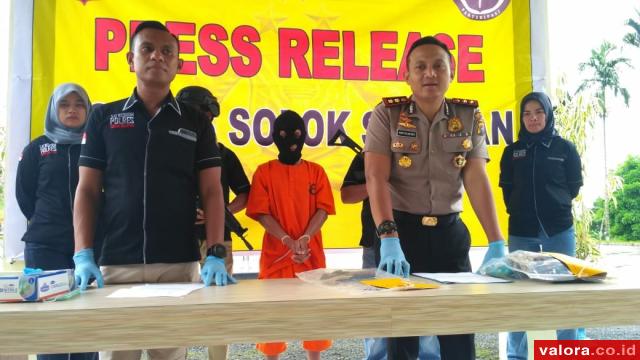 Polres Solsel Bekuk Pelaku Rudapaksa ke Anak Tiri