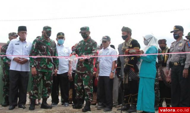 TMMD di Nagari Panyalaian Tuntaskan Pembangunan Jalan Sepanjang 2,8 Km