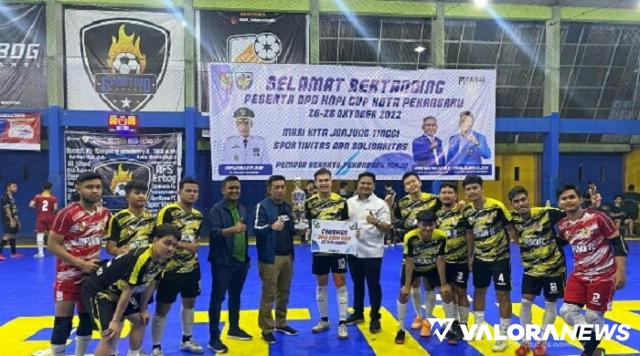 Muflihun FC Juarai Turnamen Futsal KNPI dan PP