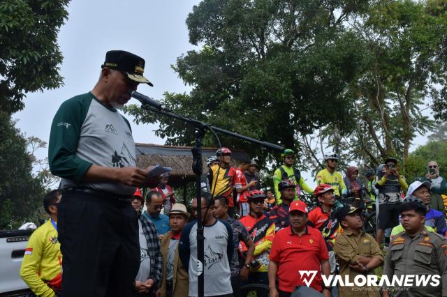 Minang Geopark Cycling 2022, Mahyeldi: Jaga Kebersihan dan Keasrian Objek Wisata