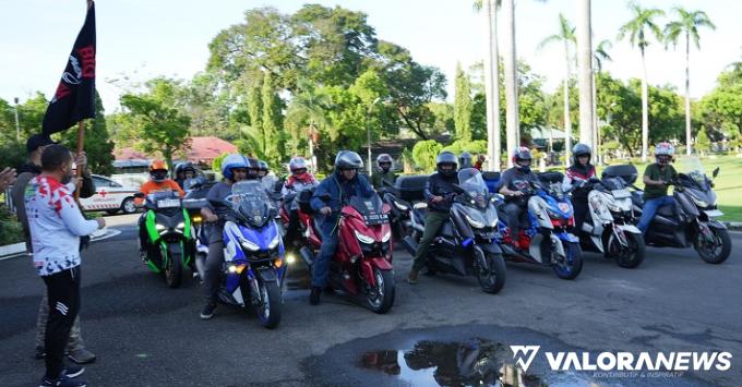 120 Pemotor dari Komunitas Big Max Indonesia Jelajahi Keindahan Alam Sumbar, Ini Pesan...