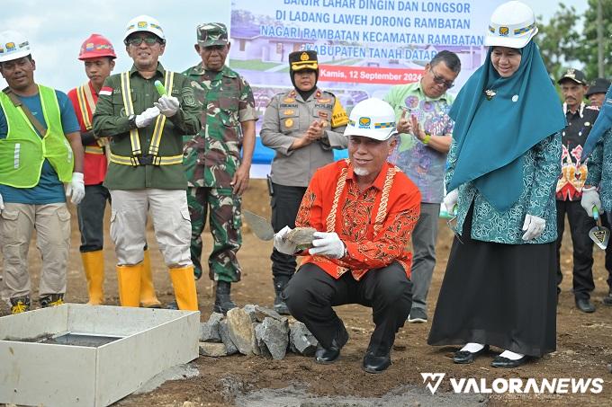 150 Korban Banjir Lahar Dingin Tanah Datar Dibangunkan Rumah Relokasi di BBI Rambatan