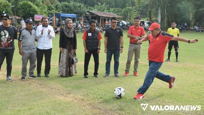 16 Klub Ikuti Turnamen Sepakbola Wali Nagari Padang Tarok Cup I, Ini Rencana Bupati Agam