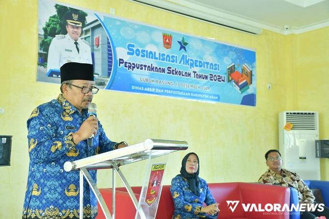 20 Pustakawan Sekolah di Agam Ikuti Pelatihan Akreditasi