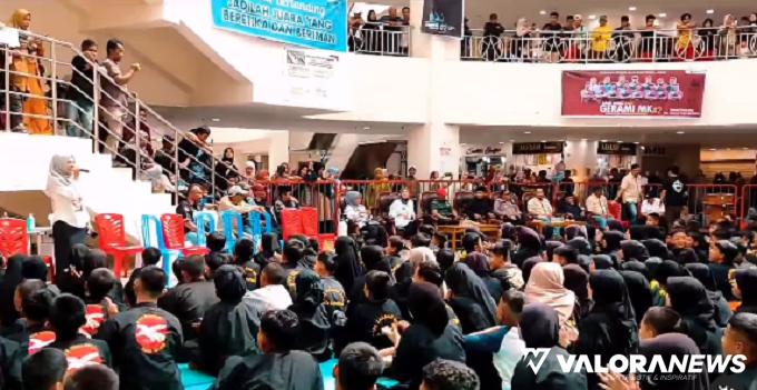 28 Perguruan Silat Ikuti Kejuaraan Pencak Silat di Bundaran Gedung Pasar Atas