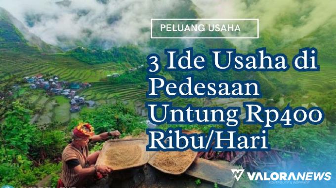 3 Ide Usaha di Pedesaan, Sehari Untung Rp400 Ribu! Yakin Tidak Mau Coba?