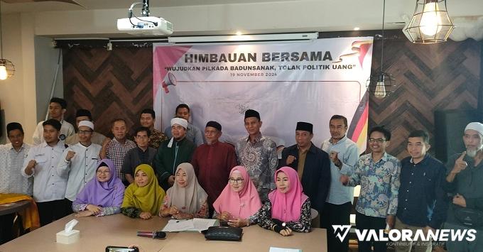 31 Ormas di Sumbar Suarakan Penolakan Politik Uang, Buya Gusrizal: Haram bagi Pemberi dan...