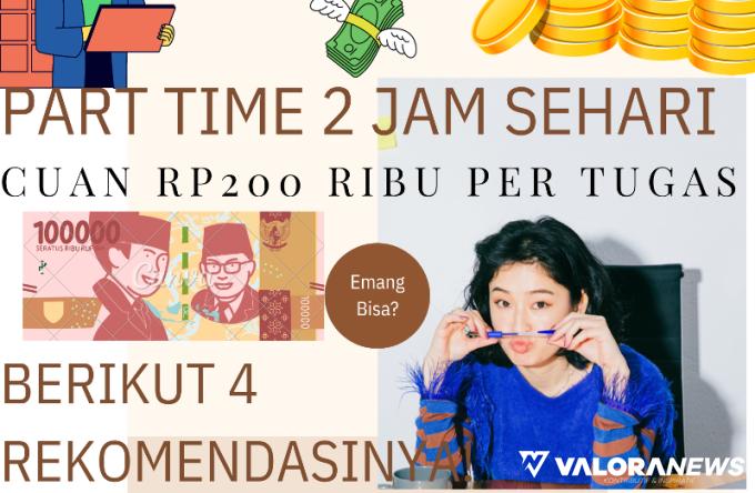 4 Part Time yang Bisa Dilakukan 2 Jam Saja, Bagi Pekerja 8 Jam Sehari