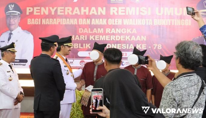 445 WBP Lapas Bukittinggi Dapat Remisi, Tiga Langsung Bebas, Erman Safar: Jadilah Manusia...