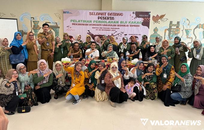 50 UMKM Padang Pariaman Ikuti Pelatihan Pengolahan Cokelat, Difasilitasi TJSL PT AP II