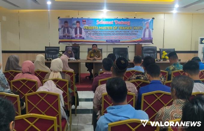 54 Guru Ikuti MoT untuk Fasilitasi Pesantren Ramadhan di Padang Selatan