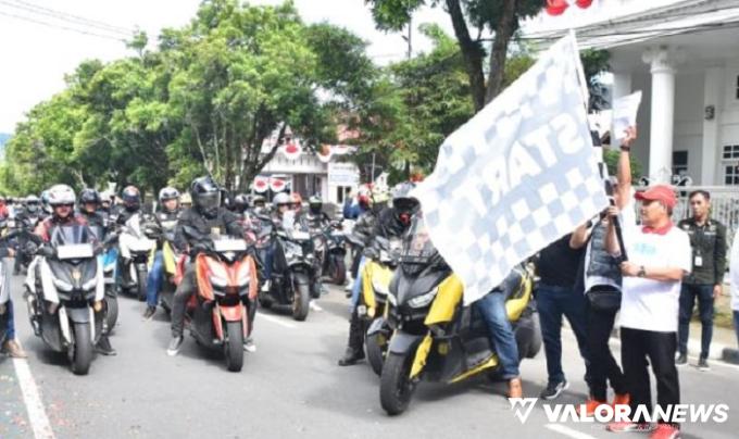 650 Rider XMOX Jelajahi Objek Wisata Sumbar, Audy: Jangan Lupa Cicipi Kuliner Minang