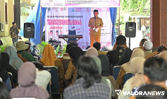 70 Peserta Seleksi Kreativesia Bersaing untuk jadi Utusan Sumbar, Gubernur Ingatkan Hal...