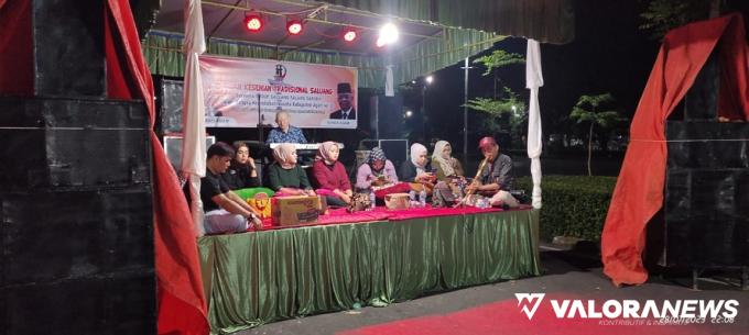 Anak Nagari Lubuk Basung Gelar Malam Basaluang, Ini Kata Bupati Agam