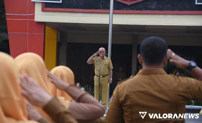 Apel Gabungan Setdakab Agam, Sekda: Tingkatkan Kinerja dan Disiplin