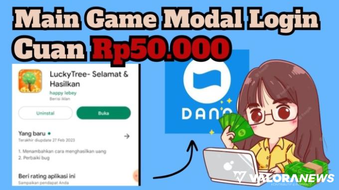 Aplikasi LuckyTree Penghasil Saldo DANA Gratis, Cuan Rp50 Ribu Setiap Hari!