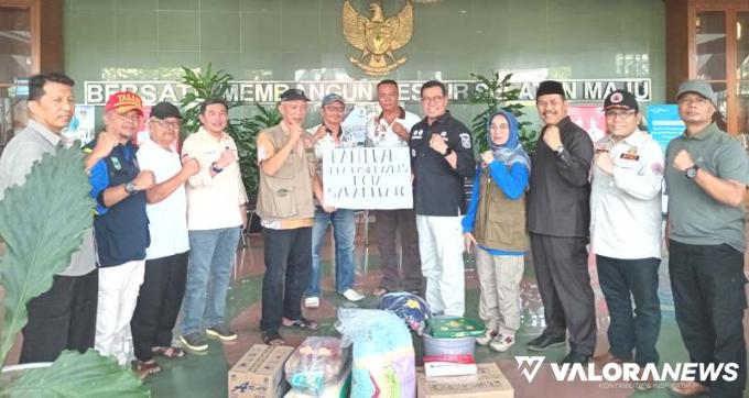 BANJIR PESSEL: Pemko Sawahlunto Bantu Bahan Makanan dan Peralatan Senilai Rp50 Juta