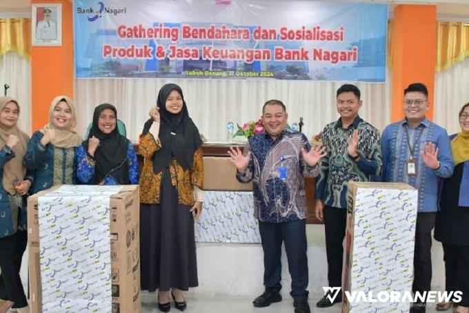 Bank Nagari Lubuk Basung Gelar Gathering bersama Bendahara Gaji OPD dan Sekolah