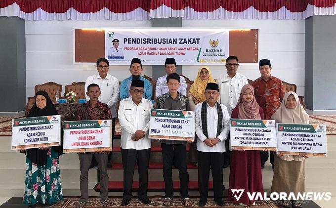 Baznas Agam Salurkan Rp 490 juta Zakat untuk 224 Mustahik