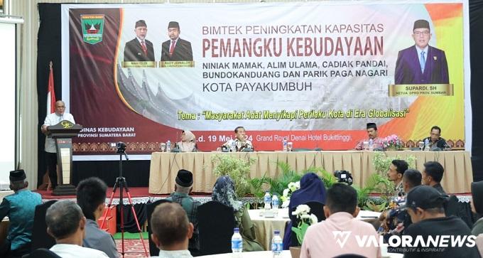 Bimtek Penguatan Kebudayaan, Supardi Ajak Tungku Tigo Sajarangan Ikut Selesaikan...
