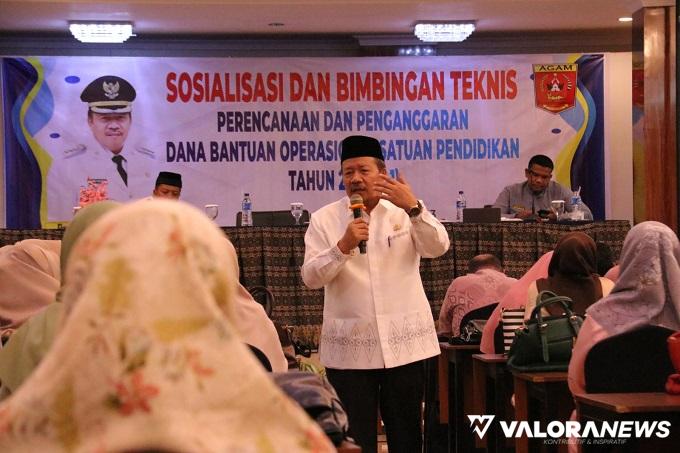 Bupati Agam Bagikan Dua Kunci Peningkatan Kualitas SDM