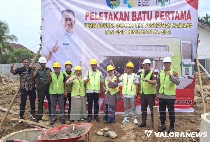 BUPATI PESSEL Lakukan Peletakan Batu Pertama Pembangunan Puskesmas Kambang