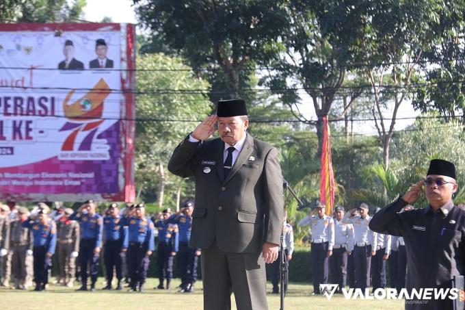 Bupati Pimpin Upacara Peringatan 31 Tahun Lubuk Basung sebagai Ibukota Kabupaten Agam