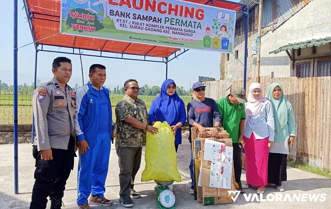 Camat Nanggalo Resmikan Bank Sampah Permata, Bumi Itu Amanah yang harus Dijaga