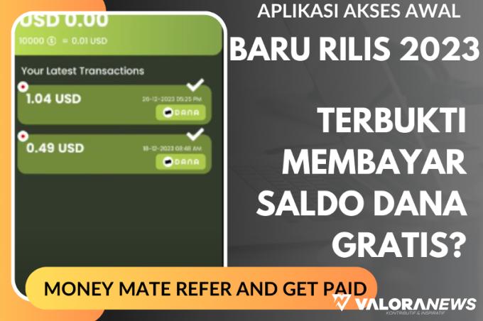 Cuan Rp82 Ribu Saldo DANA Gratis dari Aplikasi Penghasil Dolar Ini, Buktinya?