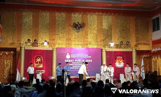 Debat Putaran II Pilkada Pasbar, Alfi Syahrin: Jangan Keluar dari Tema agar Masyarakat...