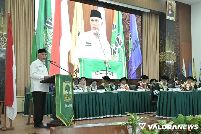 Dies Natalis ke-68, Unand Tempati Peringkat 6 Nasional, Ini Harapan Gubernur Sumbar