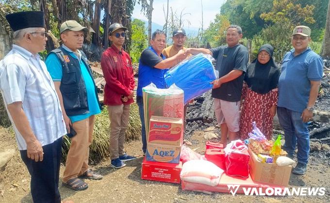 Dinas Sosial Salurkan Bantuan bagi Korban Kebakaran di Kecamatan Canduang dan Sungai Pua