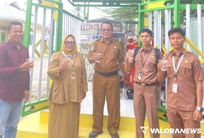 DINKES PESSEL Uji Coba Depot Air Minum di Puskesmas Tapan