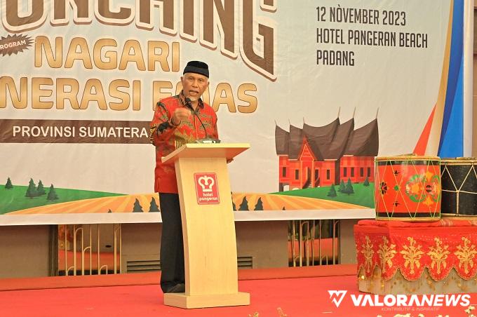 Dinkes Sumbar Gagas Program Nagari Generasi Emas Digagas, Ini Saran Mahyeldi